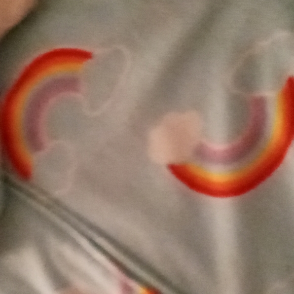 Big Girl's,Super Soft & Cute,Mint Green,🌈 Unicorn🦄,Hooded,Onsie, Zip Down,PJ's - Picture 13 of 17